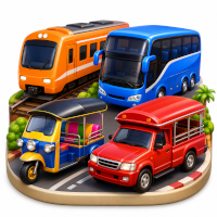 train bus tuktuk songthaew