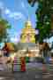 Wat Doi Saket Stupa courtyard