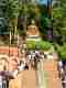 Wat Doi Suthep monk statue stairway entry