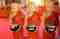 Wat Phrasingh donation monk statues