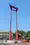 Giant Red Swing next to Wat Suthatthepwarawan